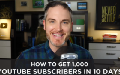Sean Cannell – How To Get 1,000 YouTube Subscribers In 10 Days